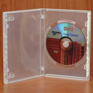 Clear Vu One Time Single DVD Locking Case, Clear