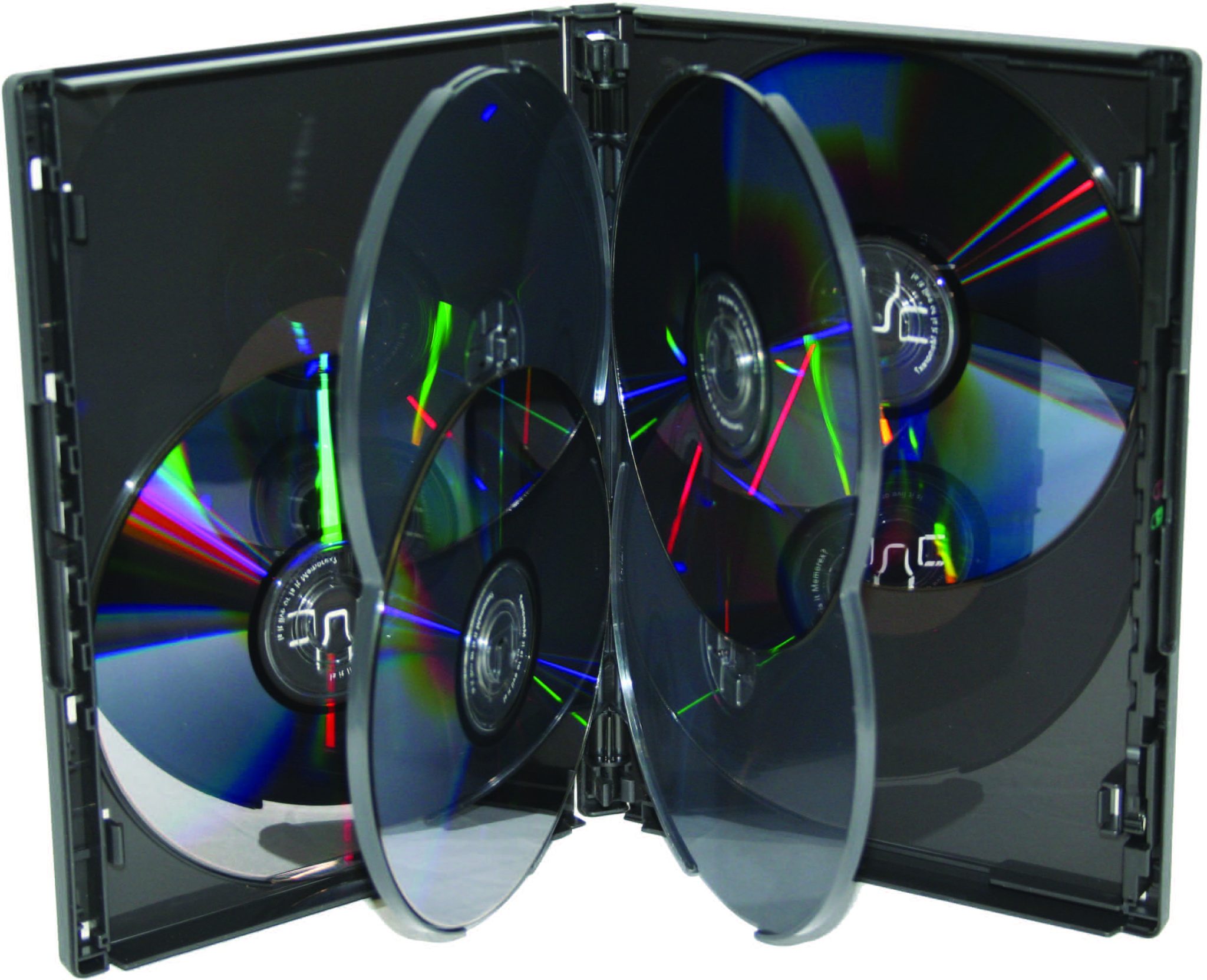 Clear Vu One Time Hexpac DVD Locking Case, Black BayScan Technologies