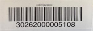 DATA30262: Single Bar Code Labels, 4-Mil Paper, No Laminate, Square Corners, ROLLS