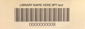 DATA30568: Single Bar Code Labels, 3-Mil Polyester, no laminate, Square Corners, ROLLS