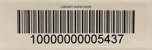 DATA40004:Single Barcode Labels		4-mil Paper		No Laminate		Square Corners		sheets