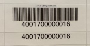DATA40017: 2-Part Bar Code Labels, 4-Mil Paper, Laminate, Square Corners, Sheets