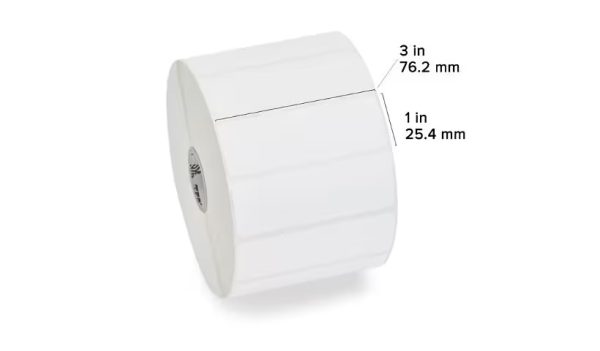 Zebra 3.00 x 1.00 Thermal Transfer Labels - PolyPro 3000T - Image 2