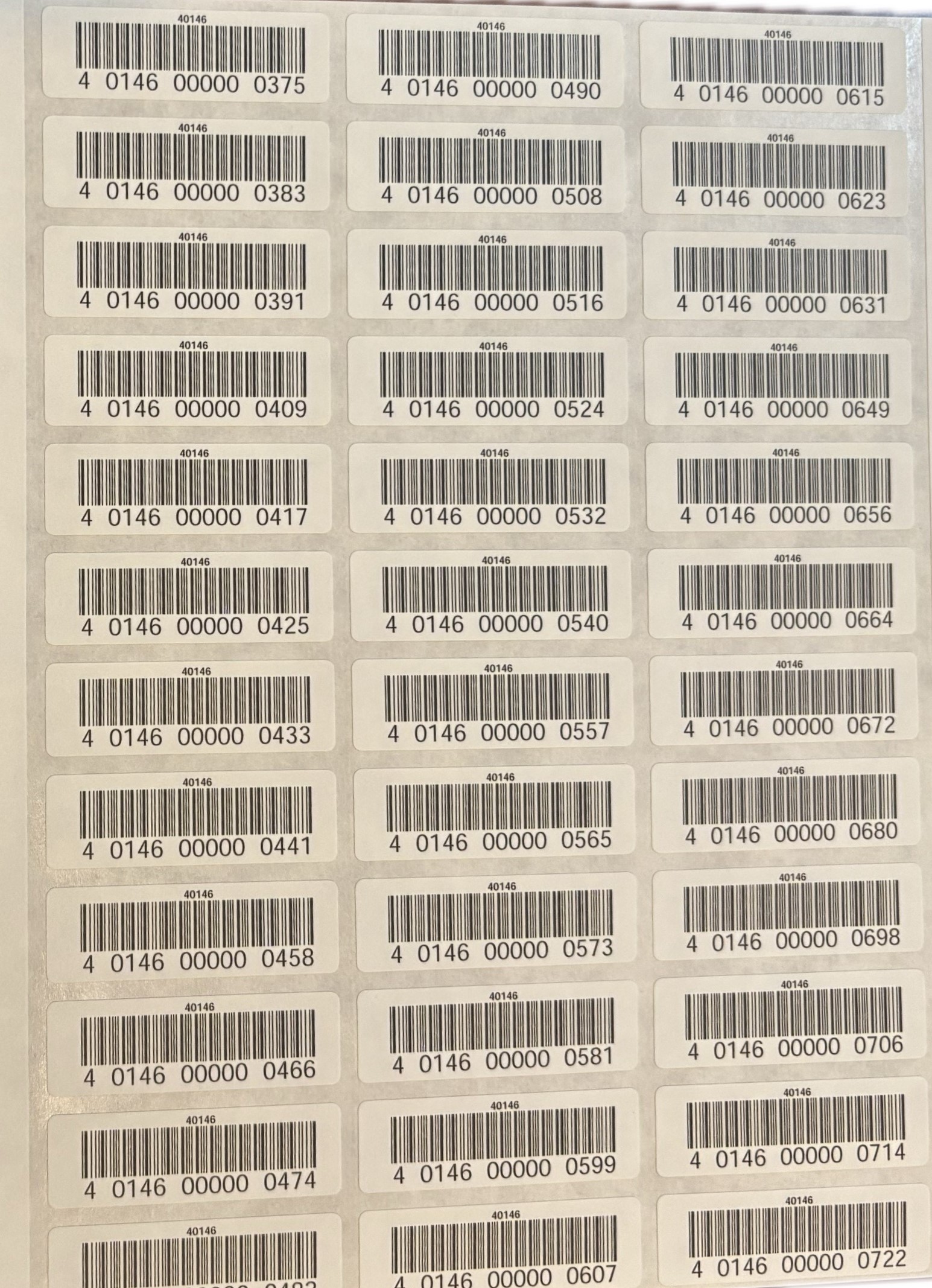 DATA40146: Single/Pairs 4-mil Paper 1-mil matte polyester Round corners sheets - Image 2